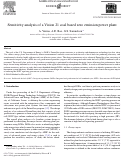 Cover page: Sensitivity analysis of a Vision 21 coal based zero emission power plant