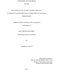 Cover page: When Ambitions Aren’t Enough: The Role of Motivation, Self-Regulation, and Individual Agency in Higher-Education Goal Pursuit