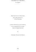 Cover page: Improving Automated Time Series Forecasting with the use of Model Ensembles