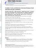 Cover page: Correlates, Course, and Outcomes of Increased Energy in Youth with Bipolar Disorder