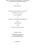 Cover page: Effects of Diesel Emission Control Measures and Truck Routing on Air Quality, Environmental Equity and Justice