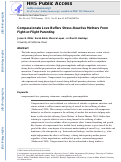 Cover page: Compassionate Love Buffers Stress-Reactive Mothers From Fight-or-Flight Parenting