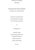 Cover page: A Reconstruction of Proto-Sogeram: Phonology, Lexicon, and Morphosyntax