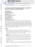 Cover page: The Surprise Question for Prognostication in People With Parkinsons Disease and Related Disorders.