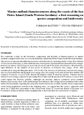 Cover page: Marine mollusk thanatocoenoses along the coasts of the San Pietro Island (South-Western Sardinia): a first reasoning on species composition and biodiversity