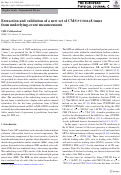 Cover page: Extraction and validation of a new set of CMS pythia8 tunes from underlying-event measurements