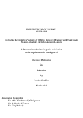 Cover page: Evaluating the Predictive Validity of DIBELS Literacy Measures with Third Grade Spanish-Speaking English Language Learners