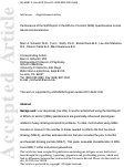 Cover page: Performance of the Self‐Report of the Effects of Alcohol Questionnaire Across Sexes and Generations