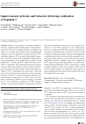 Cover page: Improvements in brain and behavior following eradication of hepatitis C