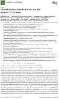Cover page: Global Surface Net-Radiation at 5 km from MODIS Terra
