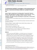 Cover page: A multinational qualitative investigation of the perspectives and drivers of exercise and dietary behaviors in people living with HIV