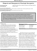 Cover page: Diagnosis and Management of Oncologic Emergencies