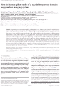 Cover page: First-in-human pilot study of a spatial frequency domain oxygenation imaging system