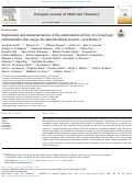 Cover page of Exploration and characterization of the antimalarial activity of cyclopropyl carboxamides that target the mitochondrial protein, cytochrome b.