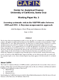 Cover page: Assessing systematic risk in the S&amp;P500 index between 2000 and 2011: A Bayesian nonparametric approach