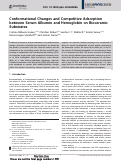 Cover page: Conformational Changes and Competitive Adsorption between Serum Albumin and Hemoglobin on Bioceramic Substrates