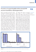 Cover page: Prevention of congenital syphilis within antenatal PrEP services in South Africa: missed opportunities