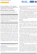 Cover page: Provider Adherence to Pre-exposure Prophylaxis Monitoring Guidelines in a Large Primary Care Network