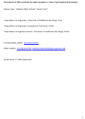 Cover page: Perception of ATR contrasts by Akan speakers: a case of perceptual near-merger