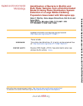 Cover page: Identification of Bacteria in Biofilm and Bulk Water Samples from a Nonchlorinated Model Drinking Water Distribution System: Detection of a Large Nitrite-Oxidizing Population Associated with Nitrospira spp.