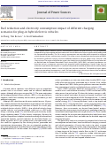 Cover page: Fuel reduction and electricity consumption impact of different charging scenarios for plug-in hybrid electric vehicles