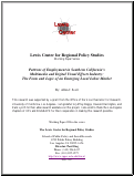 Cover page: Patterns of Employment in California's Multimedia and Digital Visual Effects Industry: The Form and Logic of an Emerging Local Labor Market