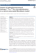 Cover page: Impact of radiopharmaceutical therapy (177Lu, 225Ac) microdistribution in a cancer-associated fibroblasts model