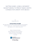 Cover page: Shifting Sands: Using a Sediment Budget Model to Predict Beach Width Changes for Cardiff State Beach