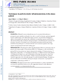 Cover page: Techniques to perform robotic left adrenalectomy in the obese patient