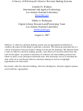 Cover page: A Survey of Web-based Collective Decision Making Systems