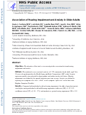 Cover page: Association of Hearing Impairment and Anxiety in Older Adults