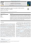 Cover page: Amphiphilic and amphoteric aqueous soy protein colloids and their cohesion and adhesion to cellulose