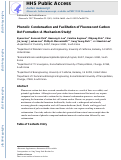 Cover page: Phenolic condensation and facilitation of fluorescent carbon dot formation: a mechanism study