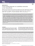 Cover page: Cancer health disparities in racial/ethnic minorities in the United States