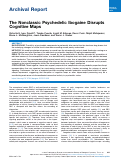 Cover page: The Nonclassic Psychedelic Ibogaine Disrupts Cognitive Maps.