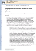 Cover page: Vitamin D Metabolism, Mechanism of Action, and Clinical Applications