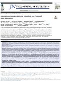 Cover page: Associations Between Prenatal Vitamin D and Placental Gene Expression.