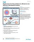 Cover page: Engineered virus-like particles for efficient in&nbsp;vivo delivery of therapeutic proteins