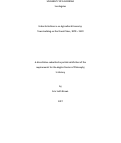 Cover page: Urban Ambitions in an Agricultural Economy: Town-building on the Great Plains, 1870 – 1929