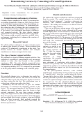 Cover page: Remembering Lectures by Connecting to Personal Experiences