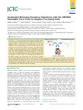 Cover page: Accelerated Molecular Dynamics Simulations with the AMOEBA Polarizable Force Field on Graphics Processing Units