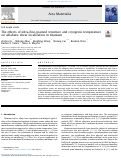 Cover page: The effects of ultra-fine-grained structure and cryogenic temperature on adiabatic shear localization in titanium