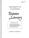 Cover page: Mass Spectrographic Assignment of Cs131