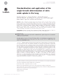 Cover page: Official ERS technical standards: Global Lung Function Initiative reference values for the carbon monoxide transfer factor for Caucasians