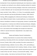 Cover page: Effects of Drama on the Use of Reading Comprehension Strategies and on Attitudes Toward Reading