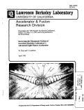 Cover page: Surveying the Monument System at Lawrence Berkeley Laboratory's Advanced Light Source Accelerator