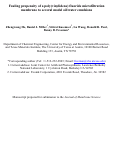 Cover page: Fouling propensity of a poly(vinylidene fluoride) microfiltration membrane to several model oil/water emulsions