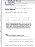 Cover page: Immunomonitoring in glioma immunotherapy: current status and future perspectives.