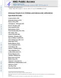 Cover page: Intranasal Oxytocin in Children and Adolescents with Autism Spectrum Disorder