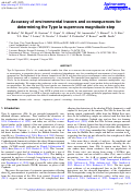 Cover page: Accuracy of environmental tracers and consequences for determining the Type Ia supernova magnitude step